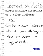 In 1996, worried about the influence of a rock group's new album on her young son, a mother wrote them, saying she had a big mouth, and would spread the bad word about them. The band wrote back.